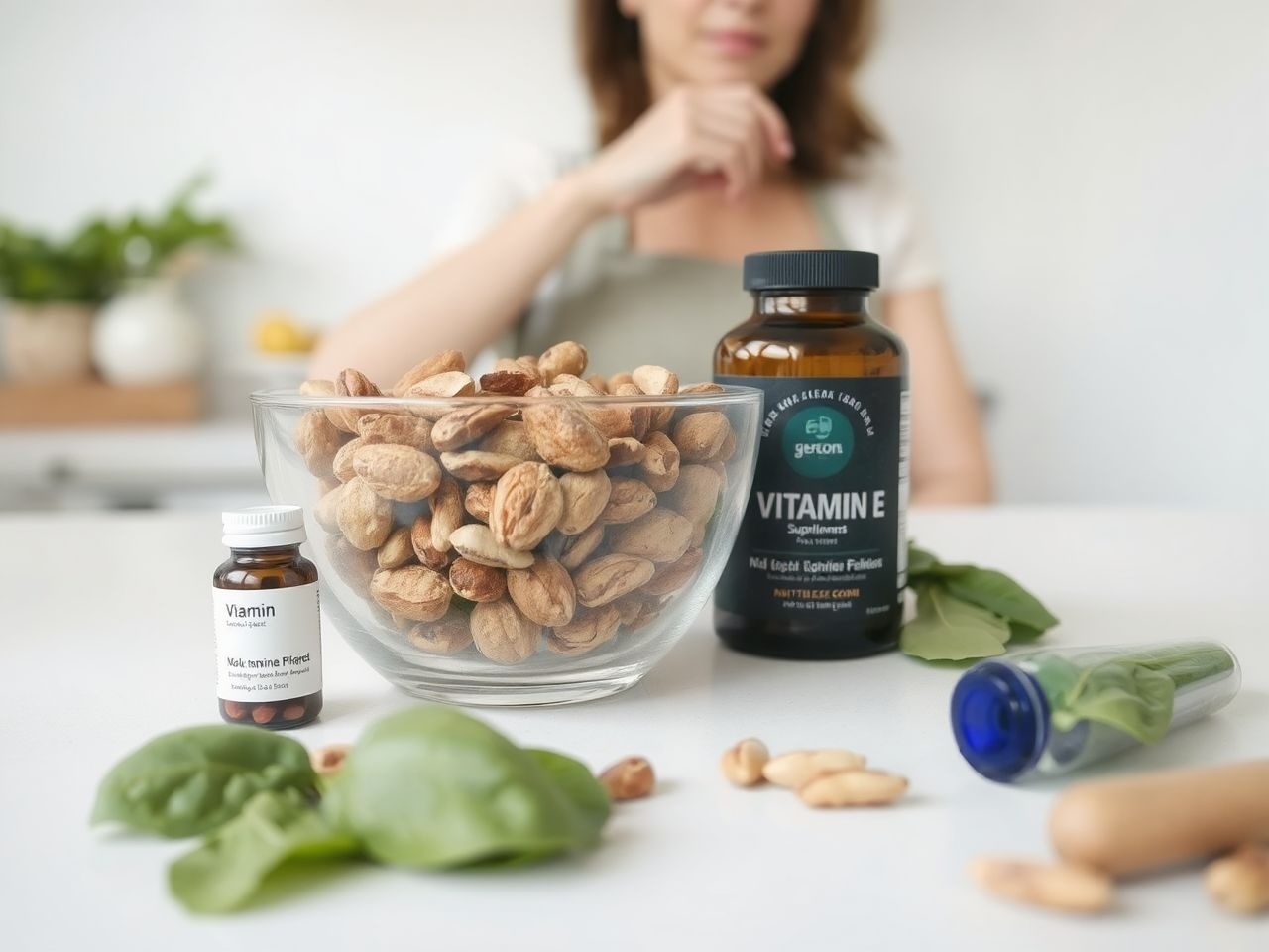 Az E-vitamin antioxidánsként támogatja a termékenységet és szív egészségét.