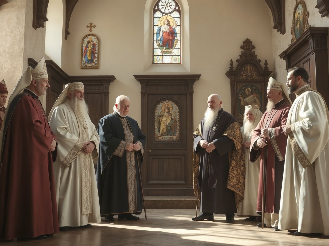 Az egyház irányította a középkori politikai és társadalmi életet.