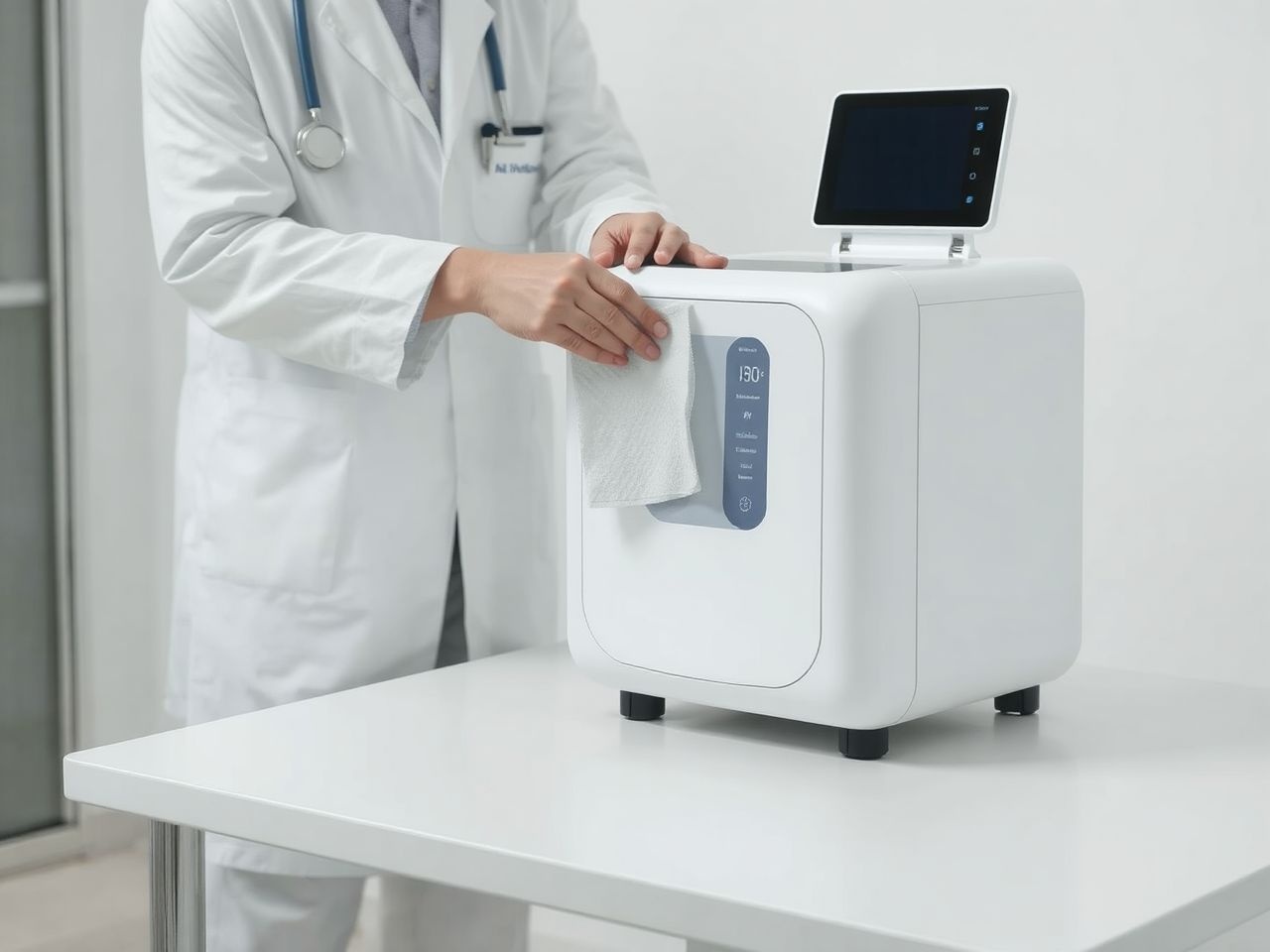 Az oxigénkoncentrátor rendszeres karbantartása garantálja a biztonságot.