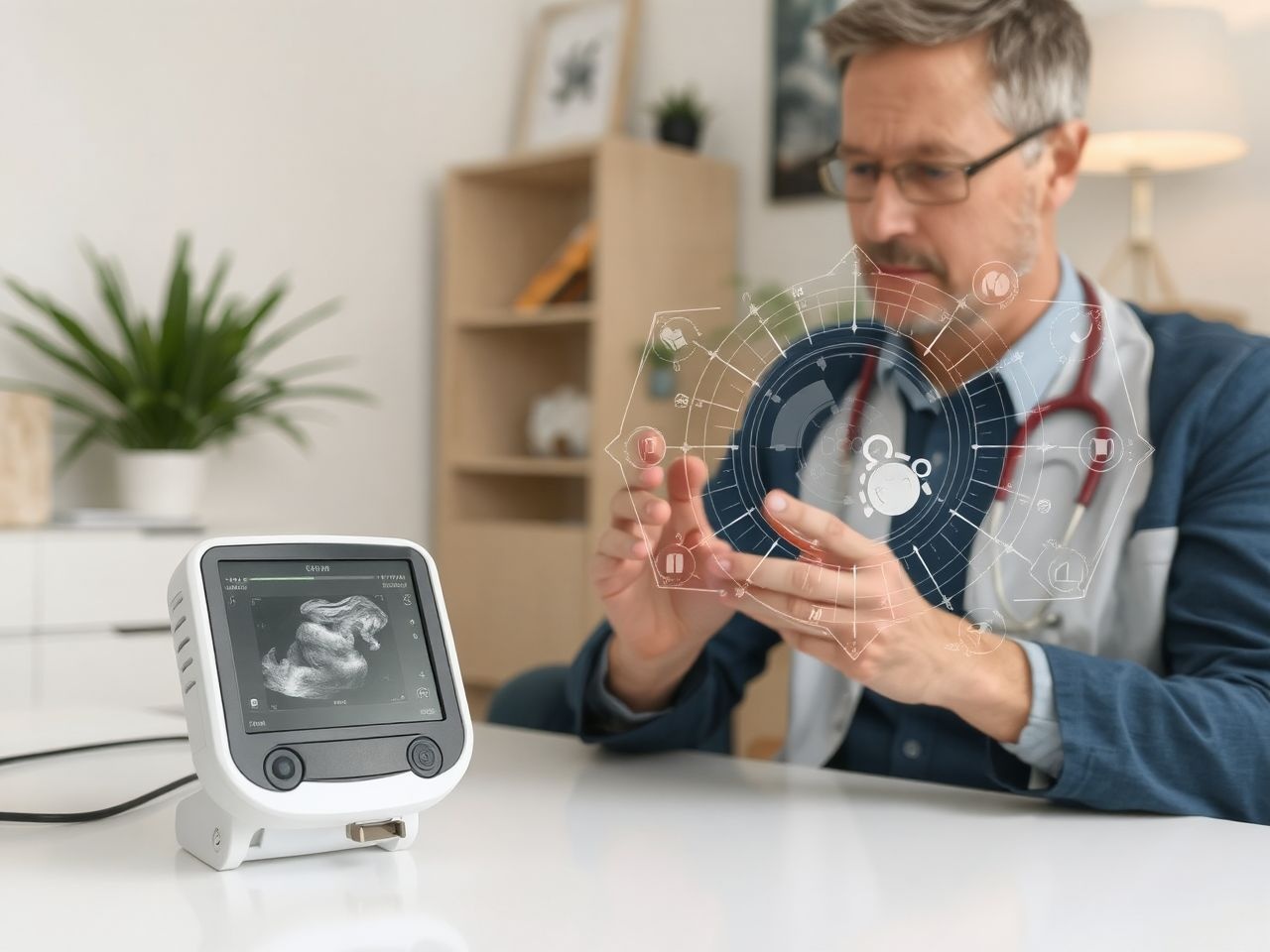 Az ultrahang AI és miniatürizáció révén telemedicinában terjed.