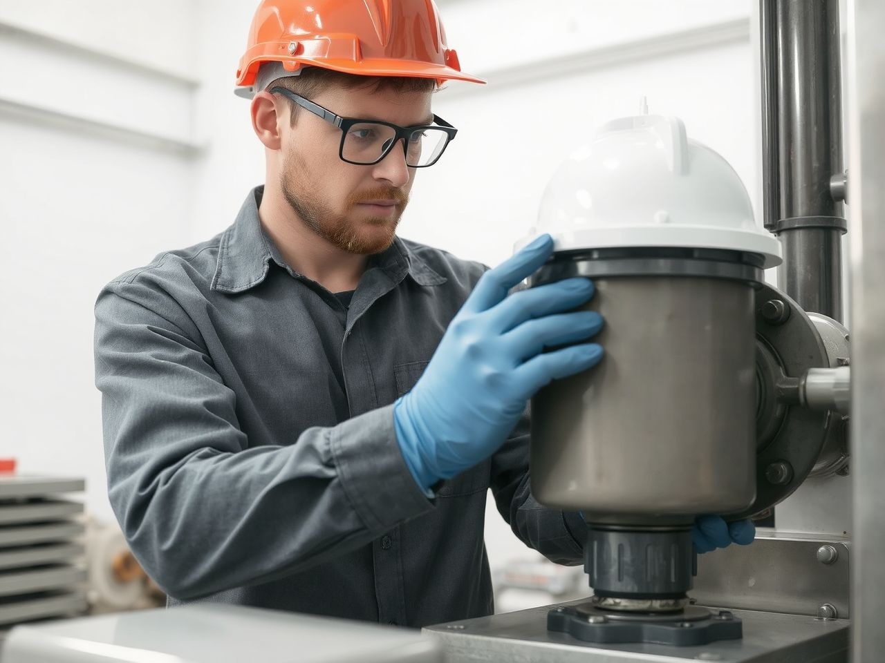 Minden karbantartás előtt áramtalanítsa a centrifugálszűrőt biztonságosan.