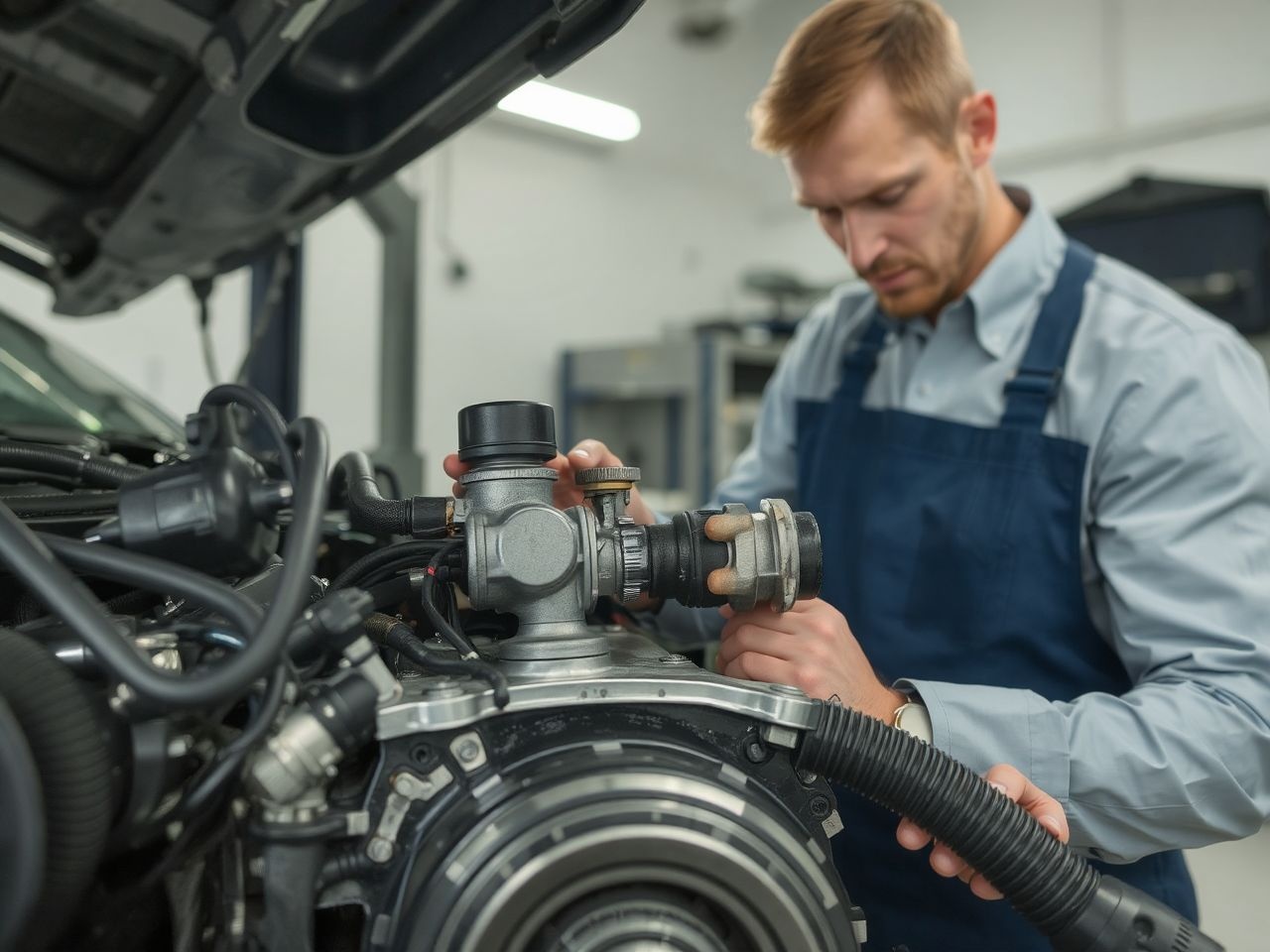 Az EGR szabályozza az égés hőmérsékletét és teljesítményt.