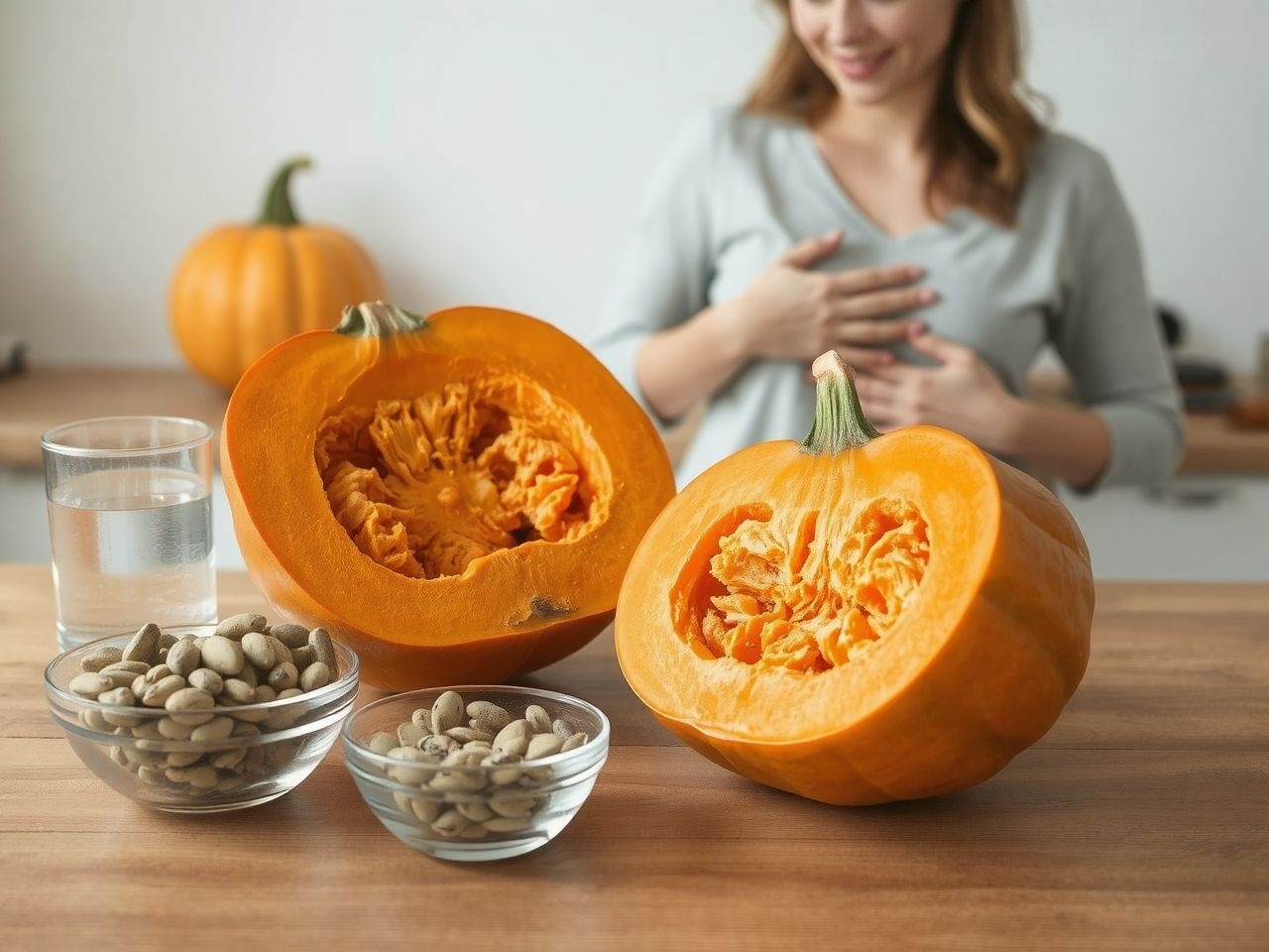 A tök prebiotikumai támogatják a bélflóra egyensúlyát és emésztést.