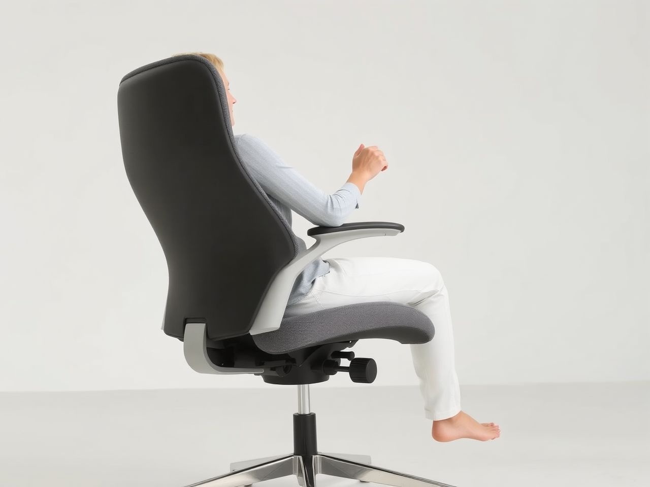 A gázrugó segíti az ideális ülésmagasság gyors beállítását.