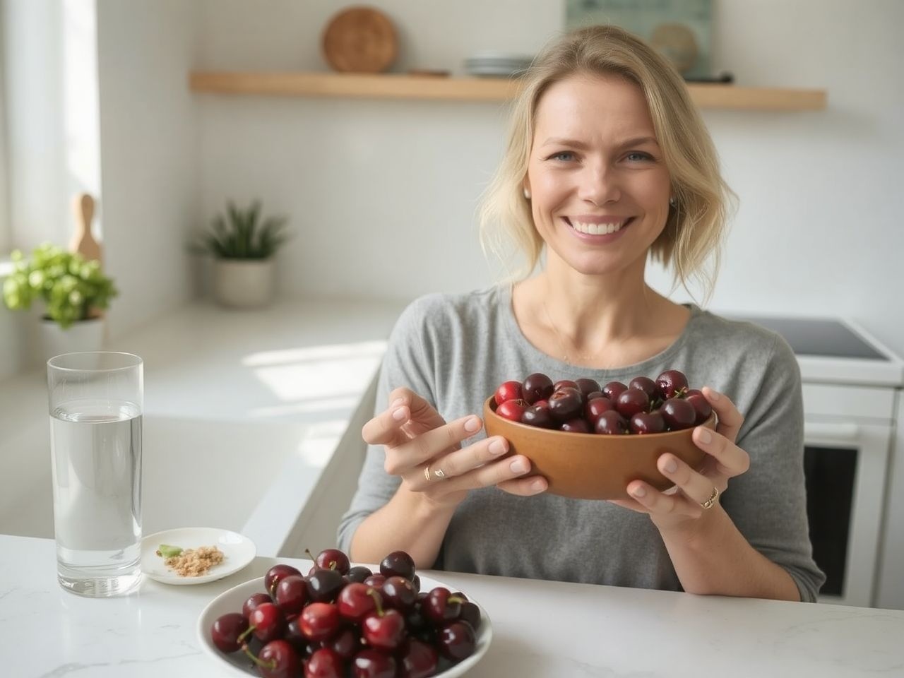 A meggy segíti a zsírégetést és csökkenti az étvágyat.