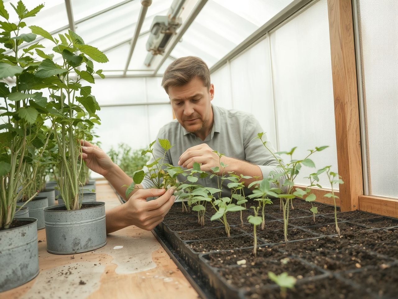Az öntözés túl gyakori, gyökérrothadáshoz vezethet üvegházban.