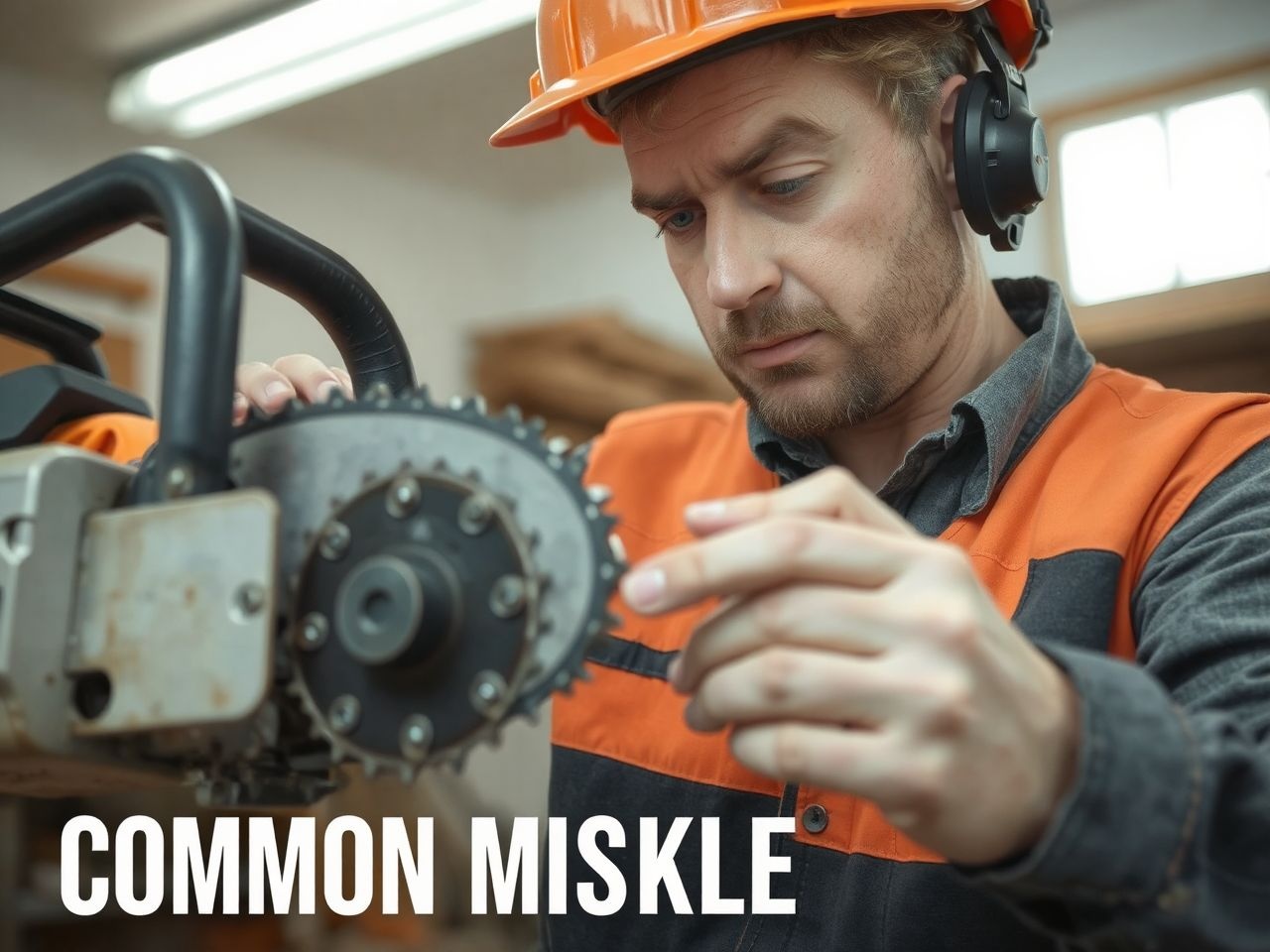 Sokszor tévesen hiszik, hogy a láncfék automatikusan megállítja a motort.