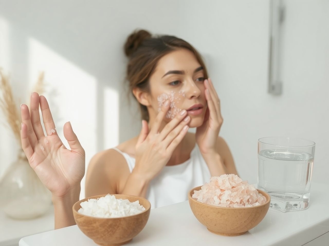 A Himalája só segít eltávolítani az elhalt hámsejteket.