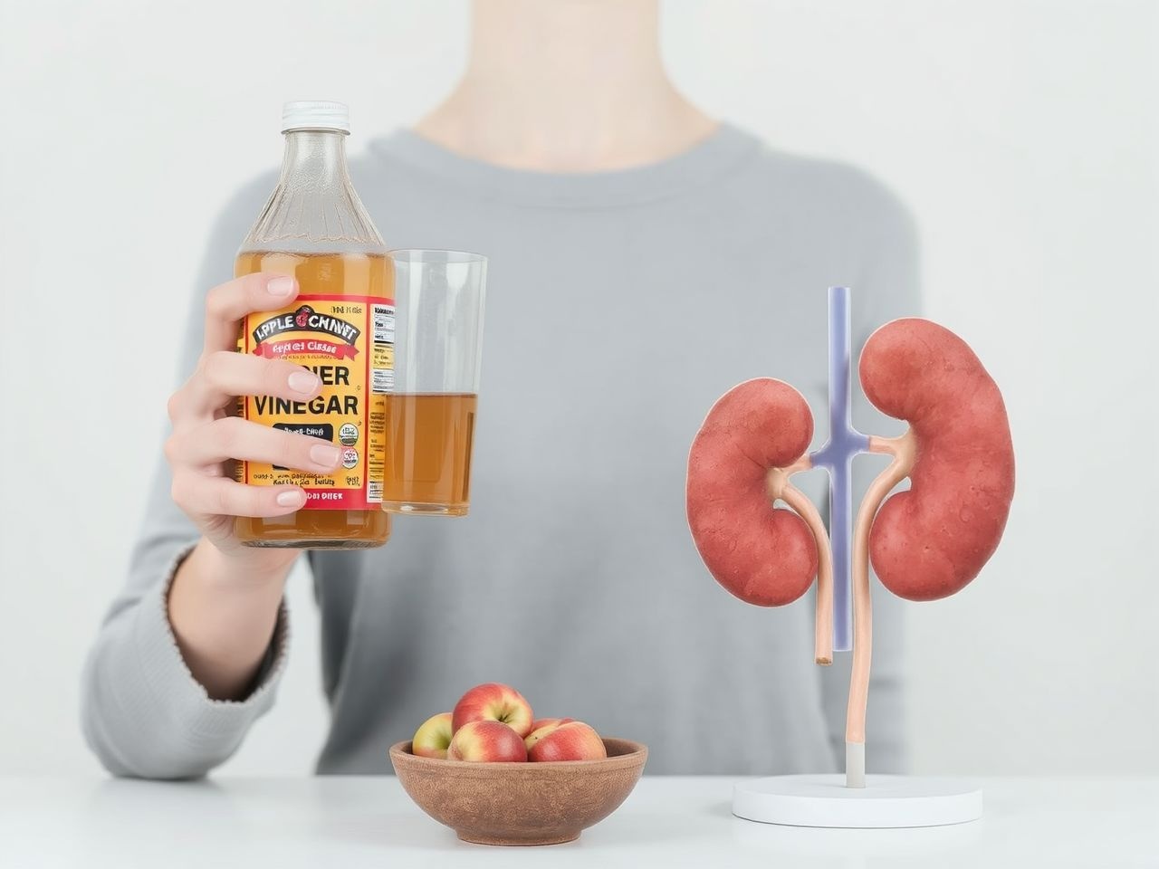 Az almaecet nem oldja fel a vesekövet tudományosan bizonyítottan.