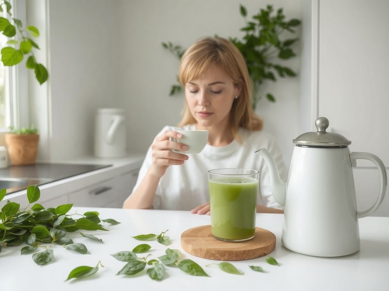 A moringa tea természetes gyulladáscsökkentő, támogatja az egészséget.