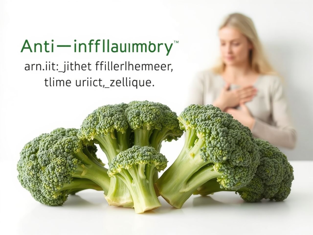 A brokkoli szulforafánt tartalmaz, mely erős gyulladáscsökkentő.