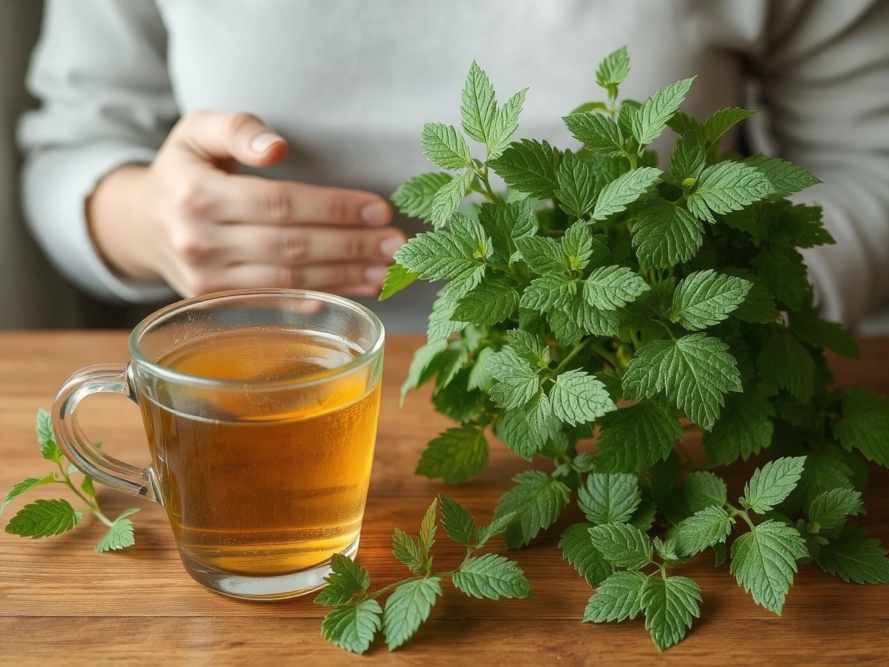 A csalánlevél tea természetes gyulladáscsökkentő és fájdalomcsillapító hatású.