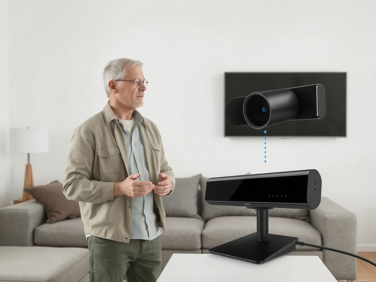 A Kinect mikrofon tömbje zajszűréssel pontosan felismeri parancsaidat.