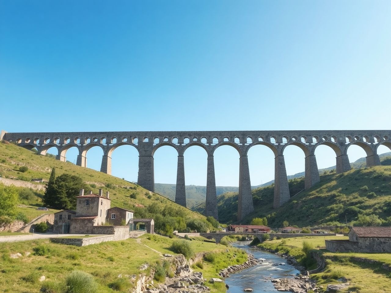 A római vízvezetékek több mint 50 millió köbméter vizet szállítottak.