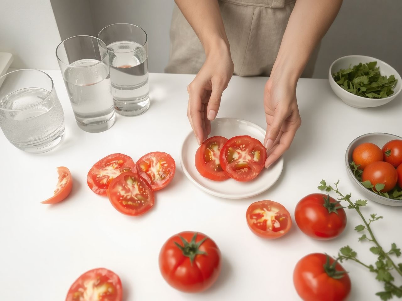 A paradicsom rostjai elősegítik a bélperisztaltikát és az emésztést.