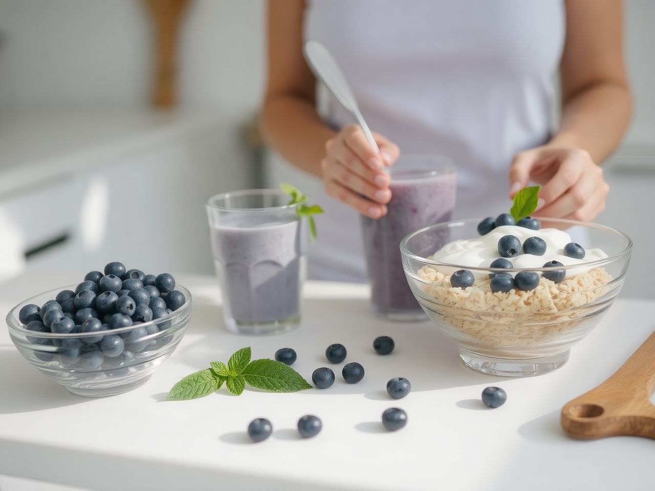 Az áfonya frissen, turmixban vagy müzliben a legjobb.
