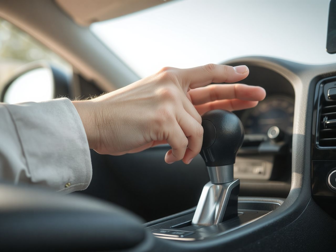 A kuplung meglazítása nélkül nem válthatunk fokozatot manuálisan.