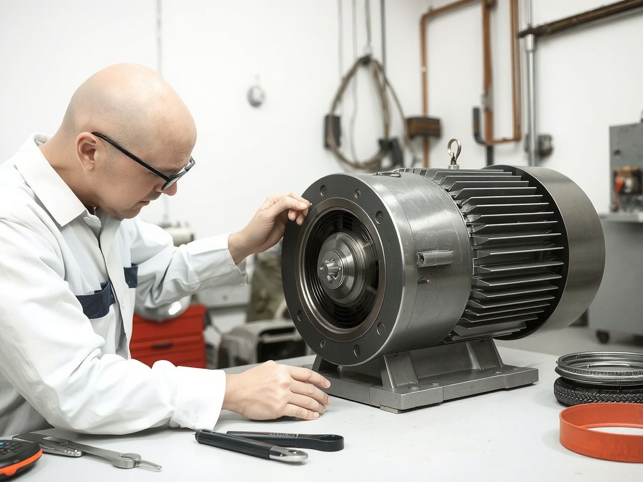 A rendszeres karbantartás megakadályozza az aszinkron motor hibáit.