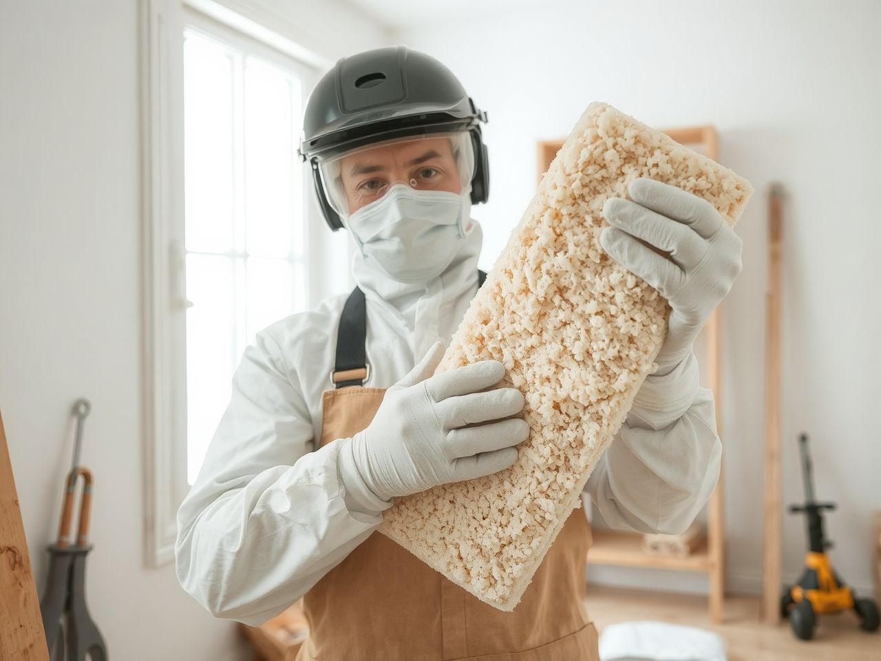 A kőzetgyapot apró szálai irritálhatják a bőrt és tüdőt.