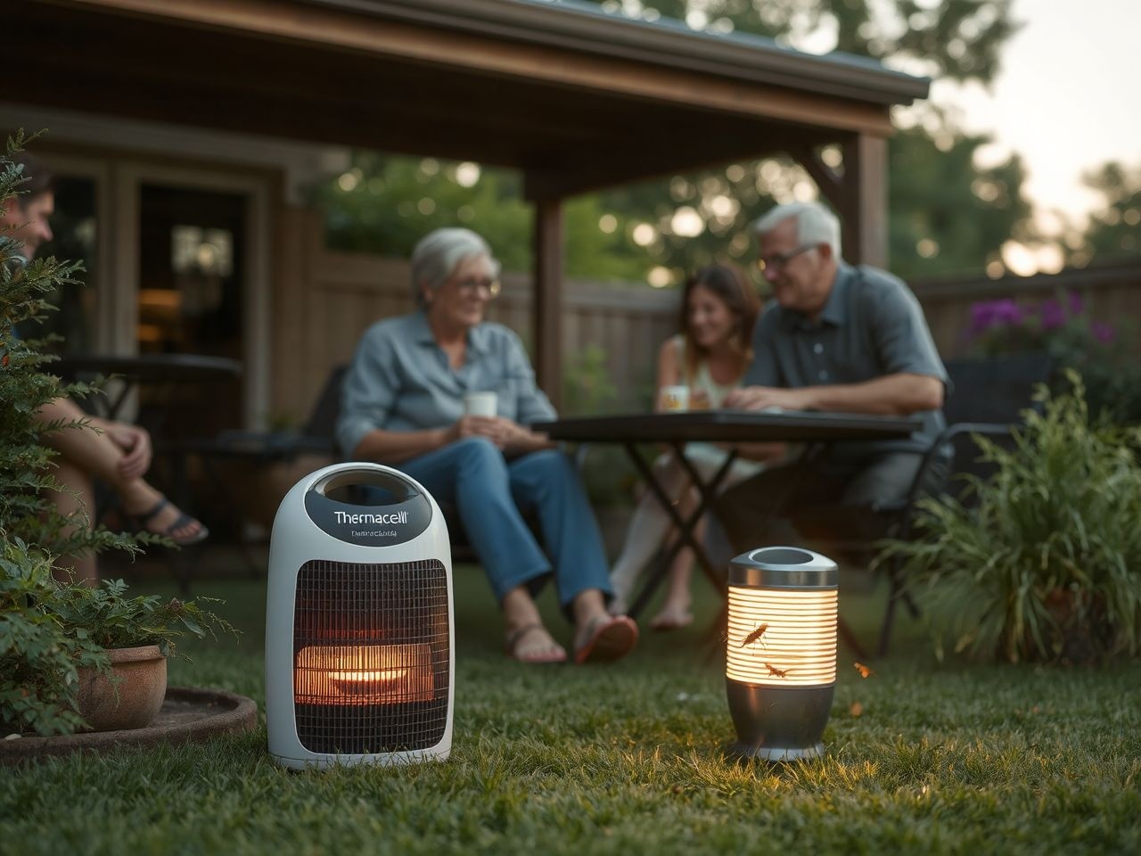 A Thermacell legjobban szélcsendes, zárt kültéri helyeken hatékony.