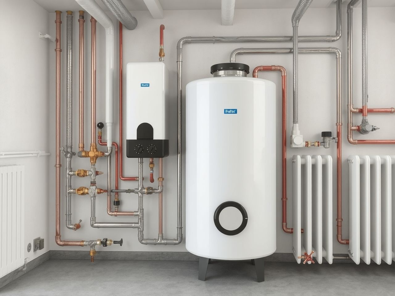 A puffertartály növeli a fűtési rendszerek energiahatékonyságát.