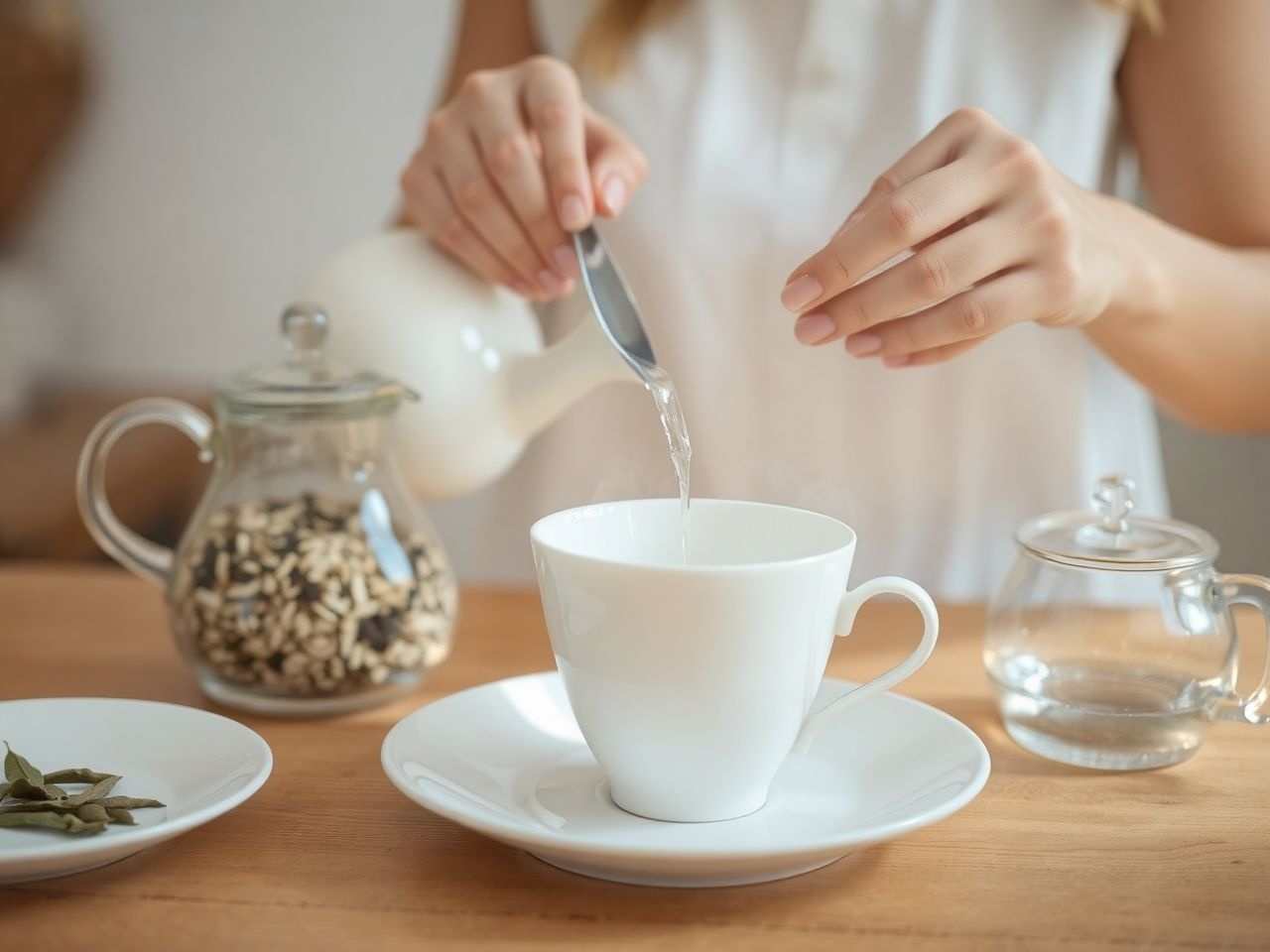 A fehér tea reggel segíti az anyagcserét és frissít.