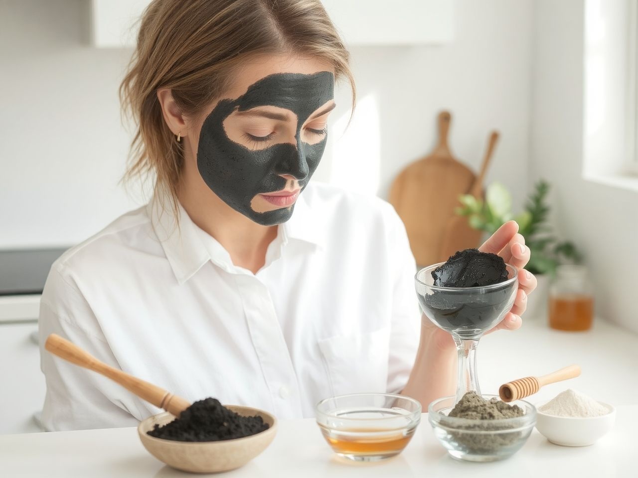 Az orvosi szén mélyen tisztítja és enyhíti a gyulladást.