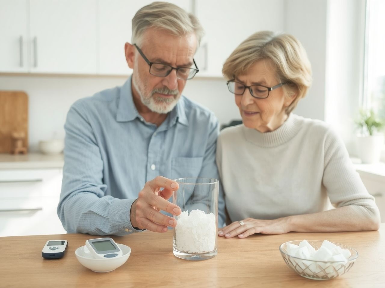 A sorbitol lassan emeli a vércukorszintet diabéteszeseknél.