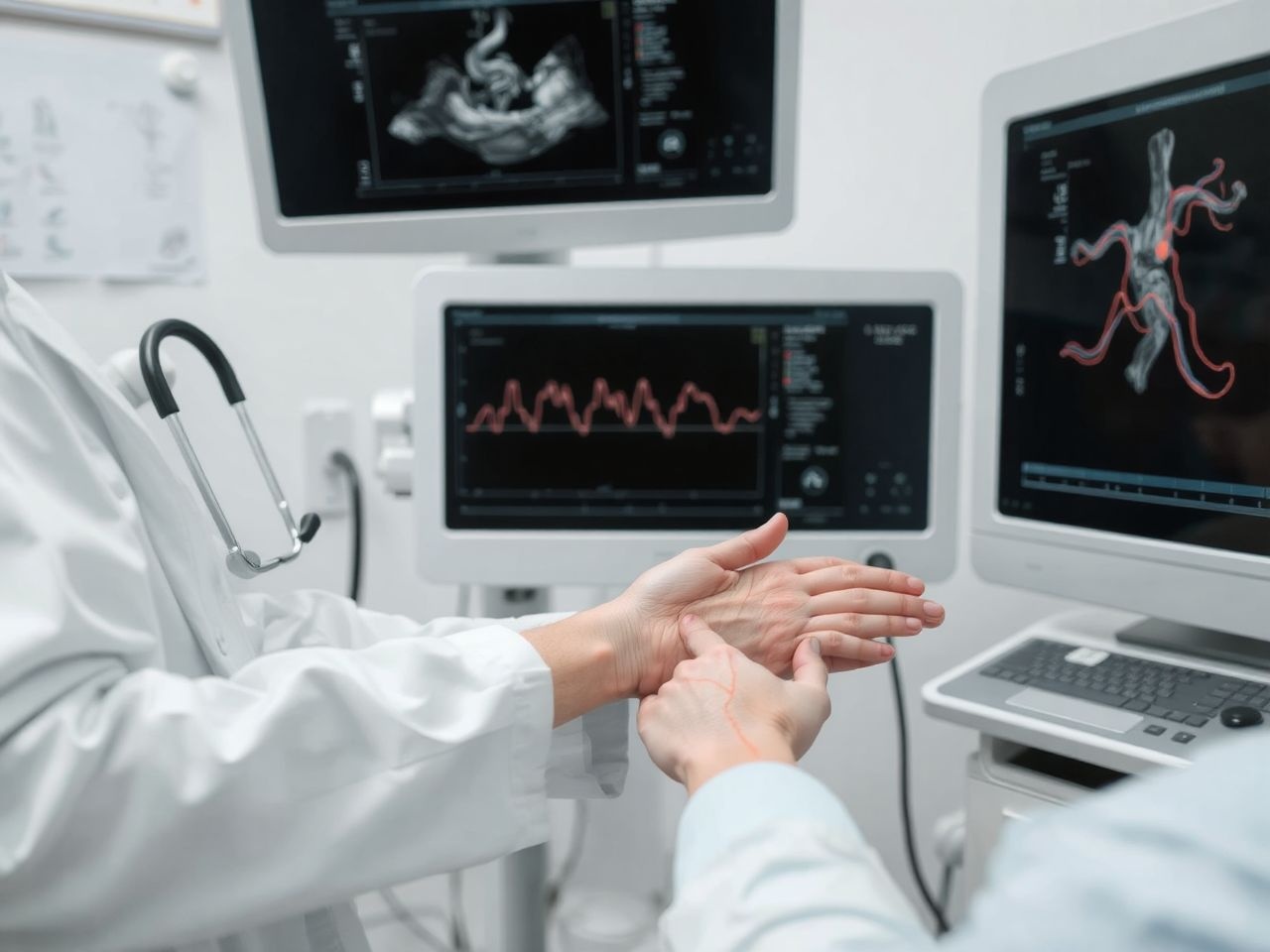A Doppler vizsgálat kimutatja az erekben az áramlási zavarokat.