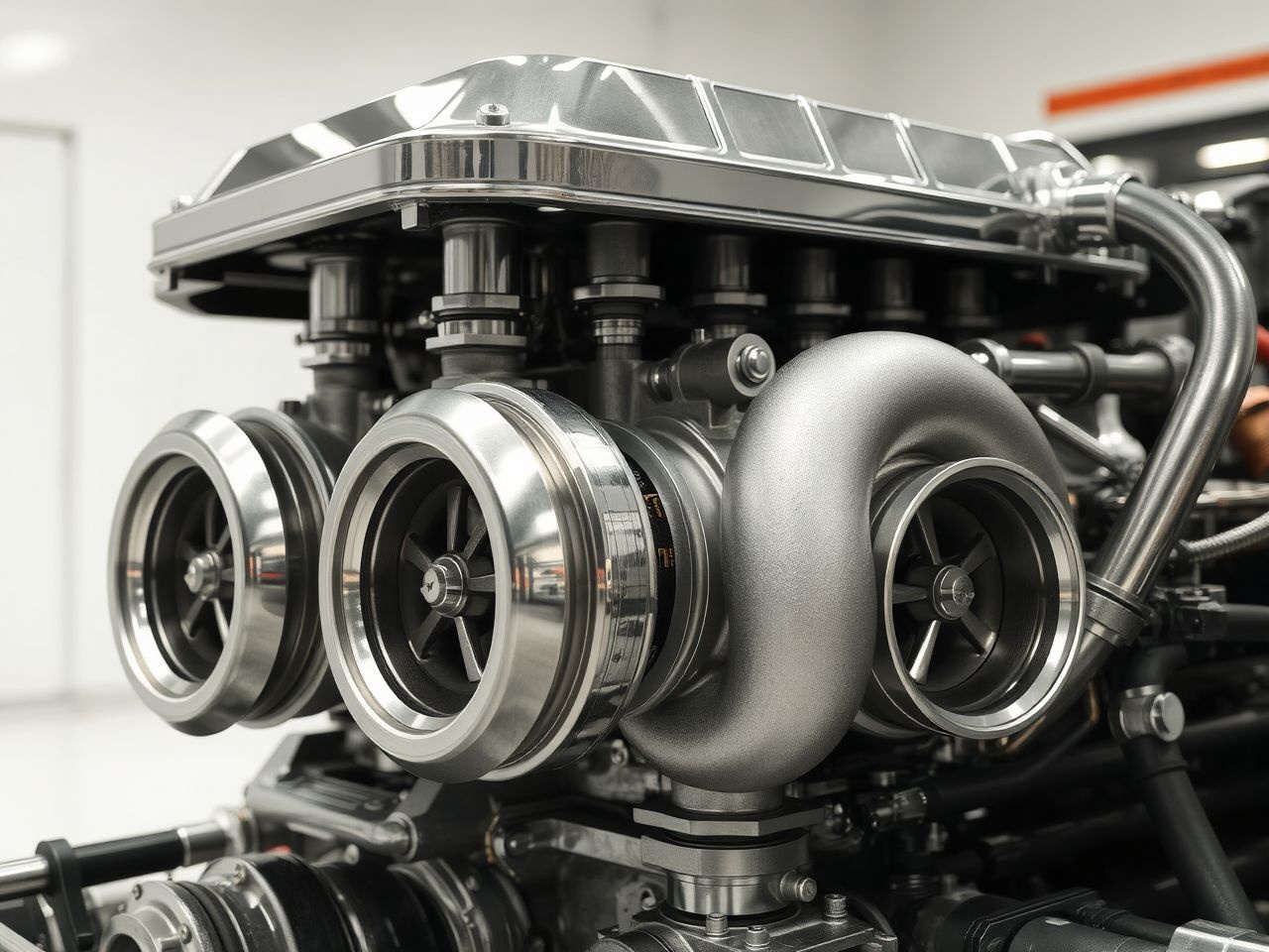 A turbófeltöltő a kipufogógáz energiáját hasznosítja a teljesítmény növelésére.