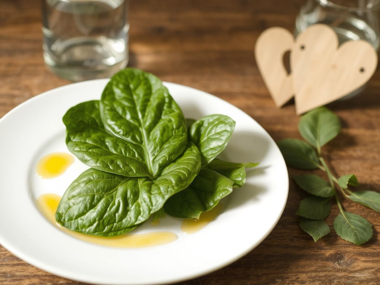 A spenót gazdag antioxidánsokban, javítja a szív egészségét.