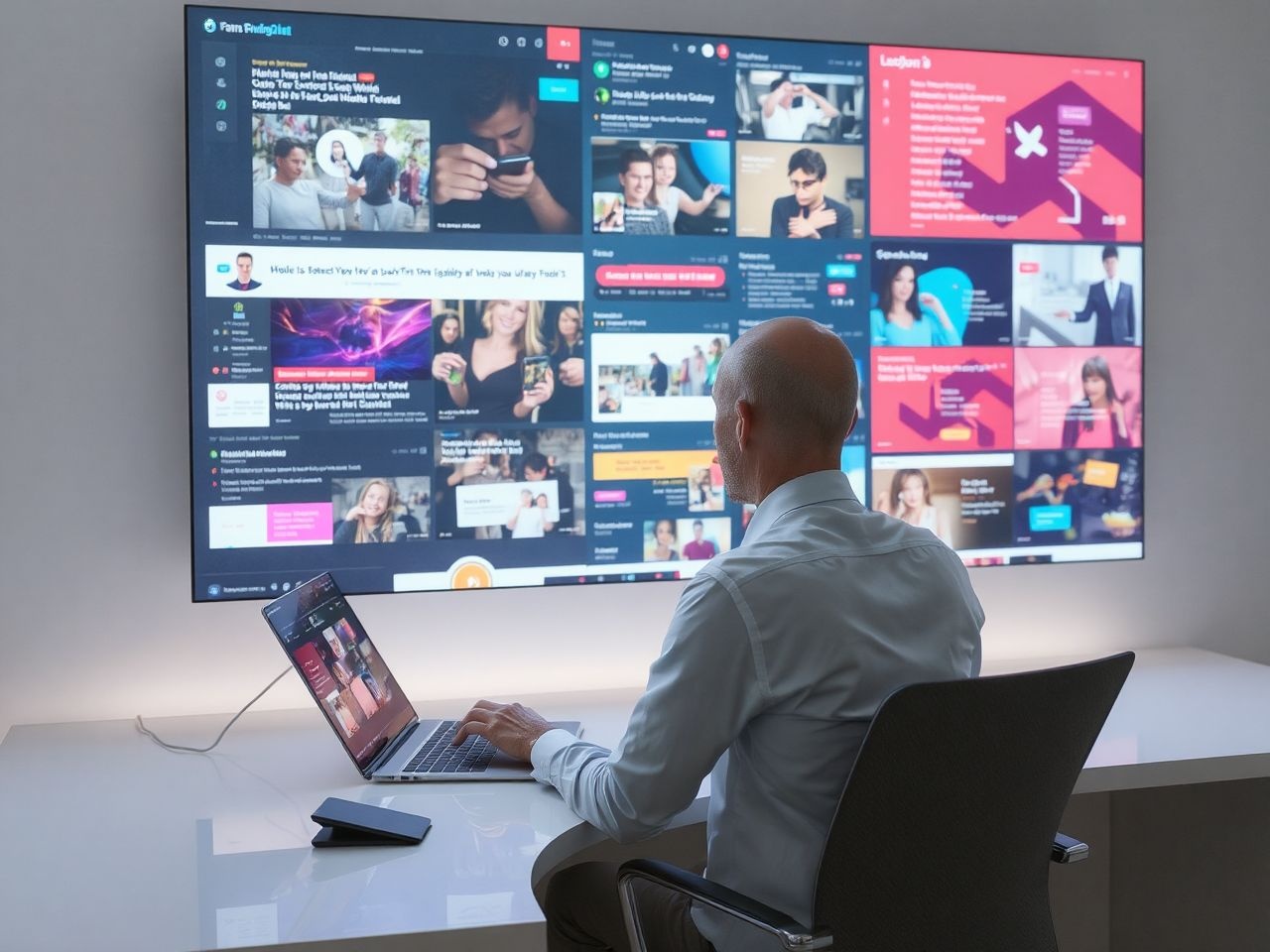 A digitális reklámok mesterséges intelligenciával személyre szabottak és befolyásolóak.