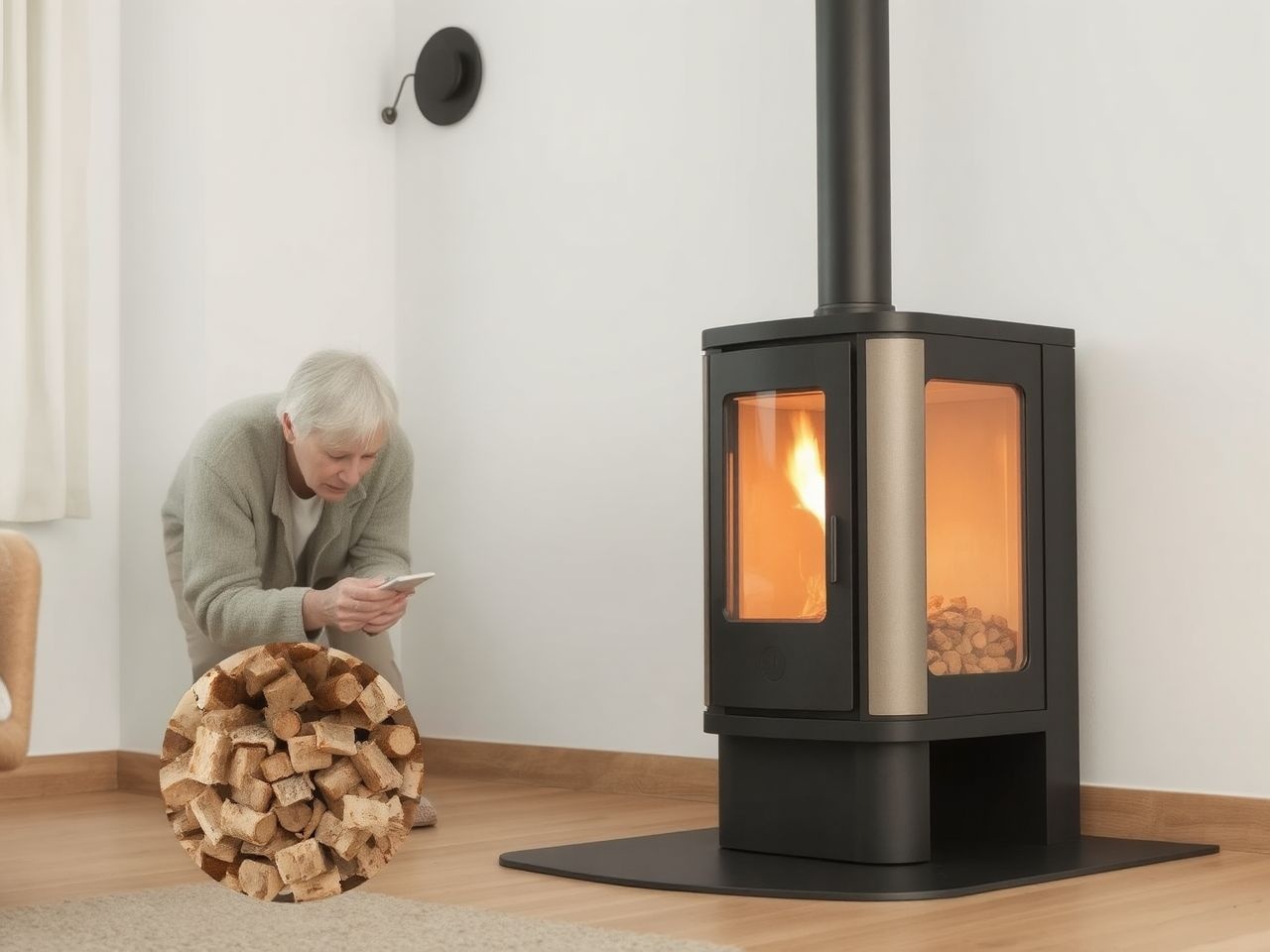 A fűrészporos kályha olcsó, de rendszeres karbantartást igényel.