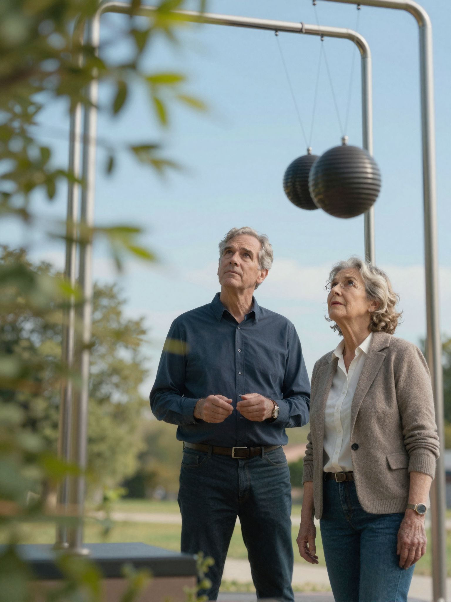 A gravitáció fenntartja az inga periodikus mozgását.