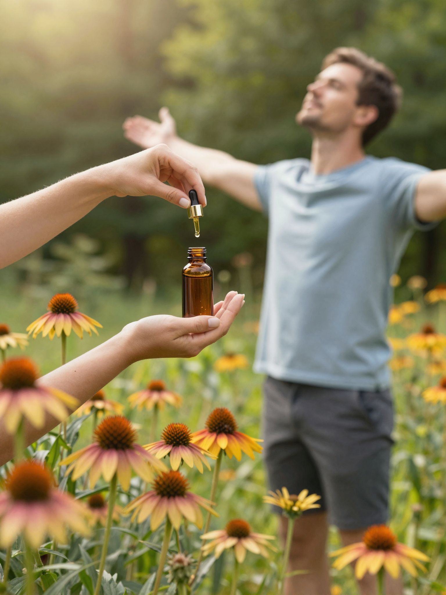 A kasvirág cseppek erősítik az immunrendszert természetes módon.