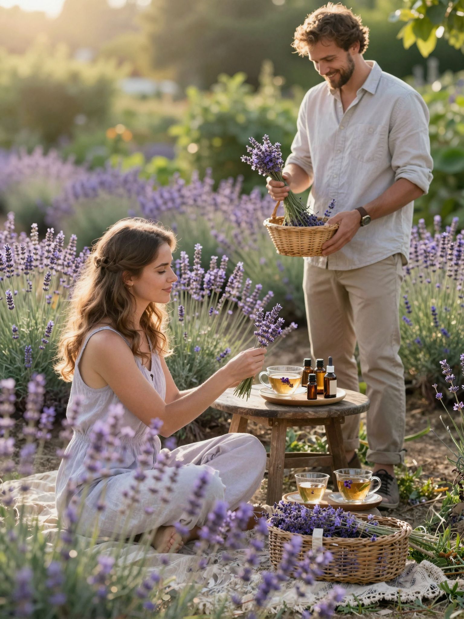 A levendula nyugtató hatású tea formájában fogyasztható.