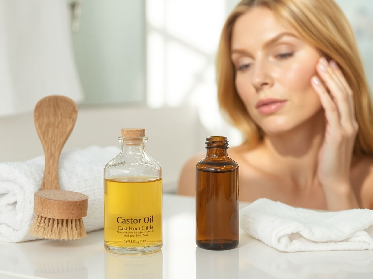 A ricinusolaj mélyen táplálja és regenerálja a bőrt.