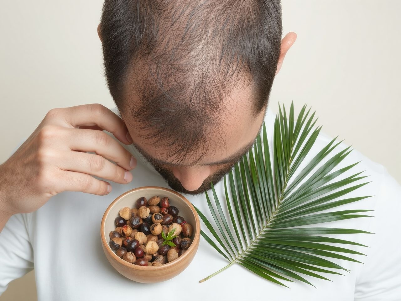 A szabalpálma csökkentheti az androgén alopecia hajhullását.