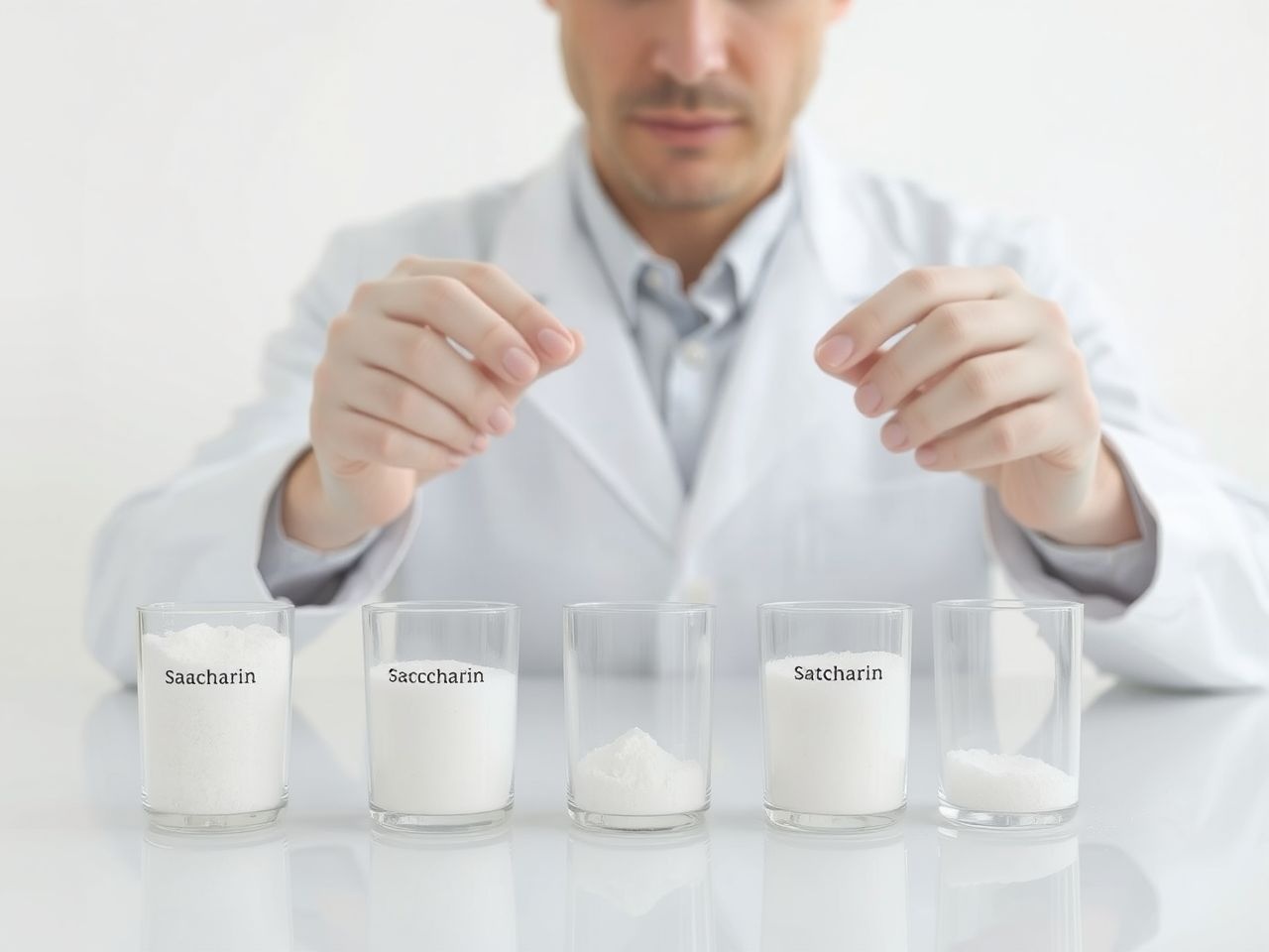 A szacharin édesítőereje a többi mesterséges édesítőhöz képest alacsonyabb.