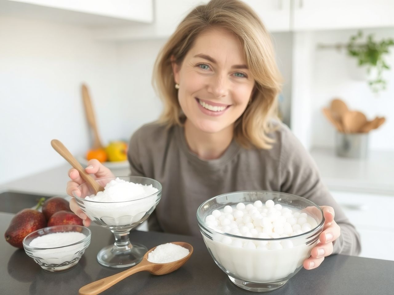 A tápióka keményítő elősegíti az emésztést és energiaszintet növel.