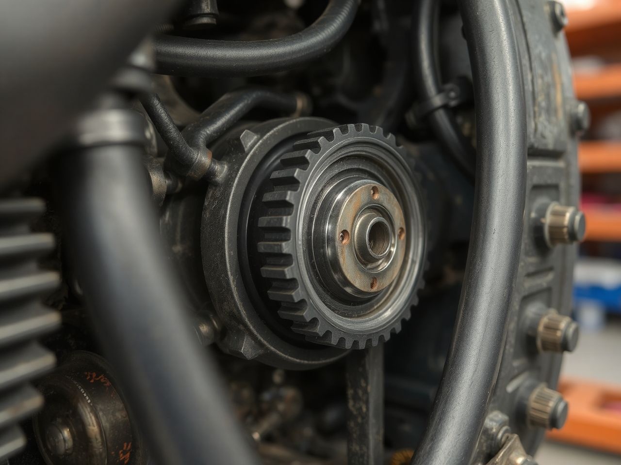 Feszítő patron hibája zajos kattogással és motorteljesítmény csökkenéssel jár.