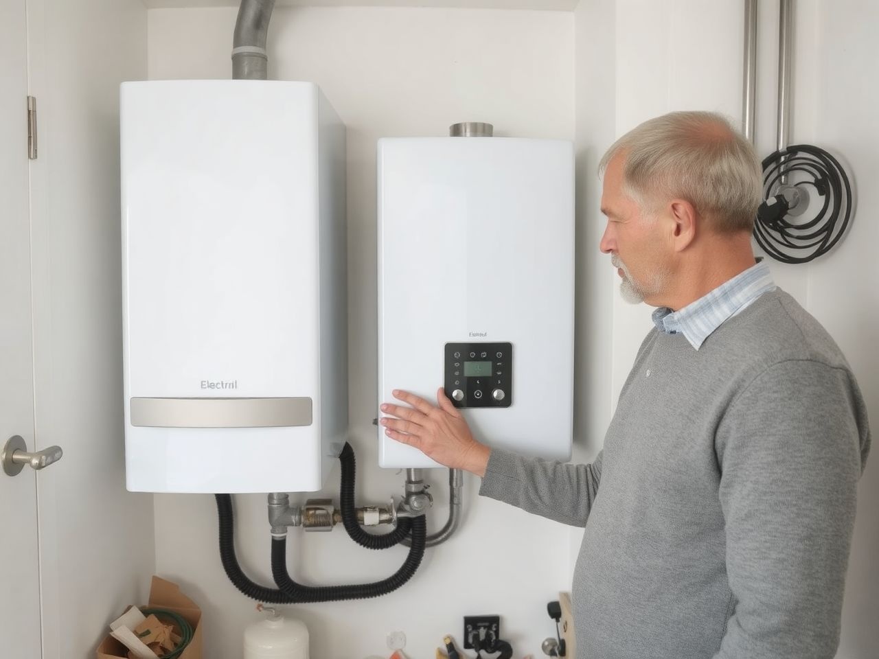 A villanykazán tiszta energia, könnyű telepítés és alacsony karbantartás.