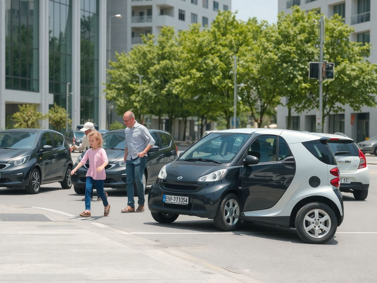 Az elektromos kisautók csökkentik a városi légszennyezést és zajt.