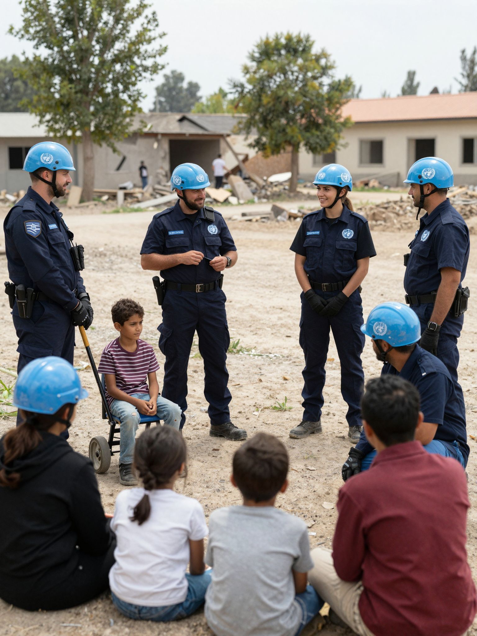 Az ENSZ békefenntartói világszerte segítik a konfliktusok megoldását.