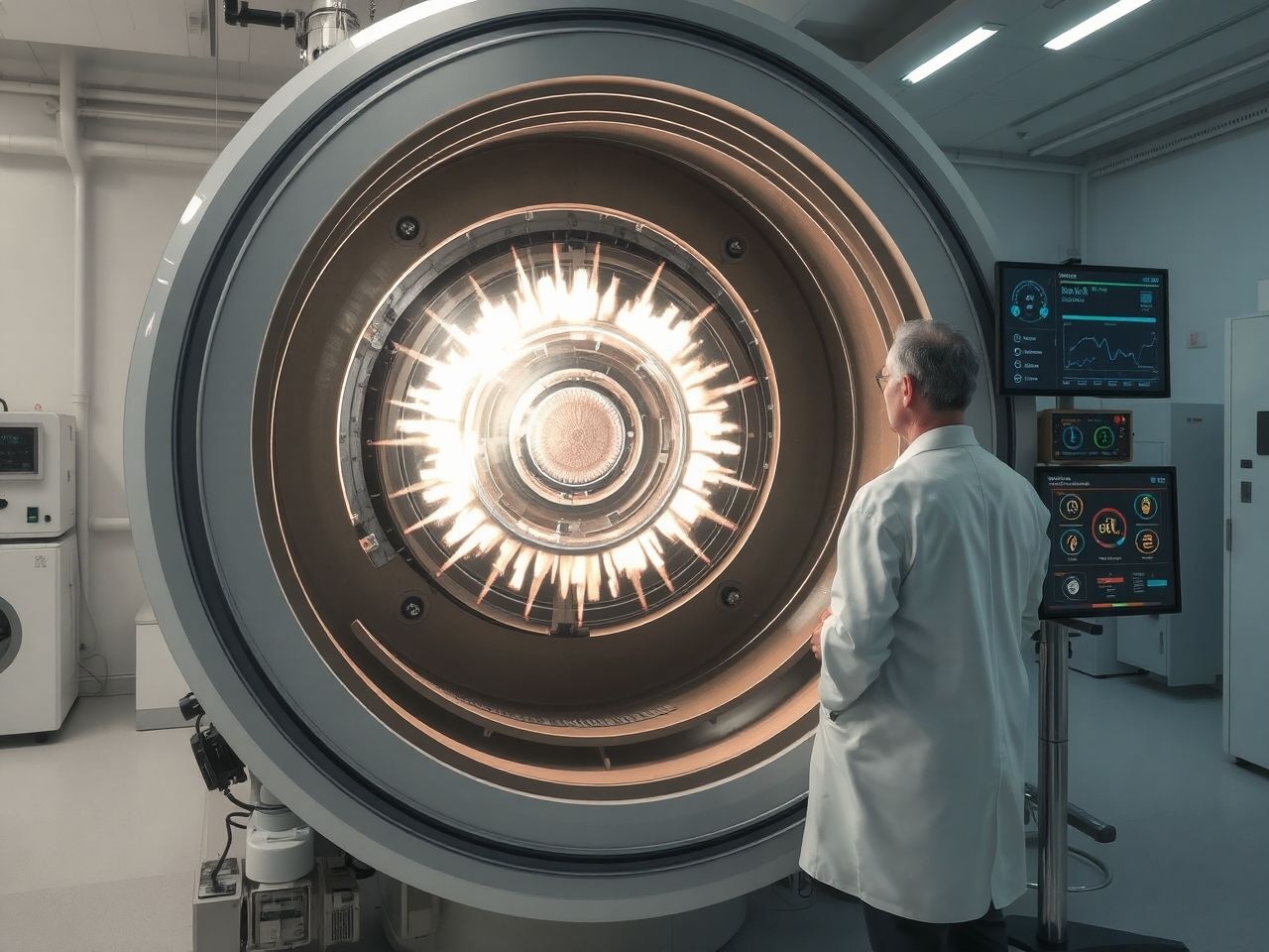 Az ívreaktorokban a deutérium és trícium fúziója történik.