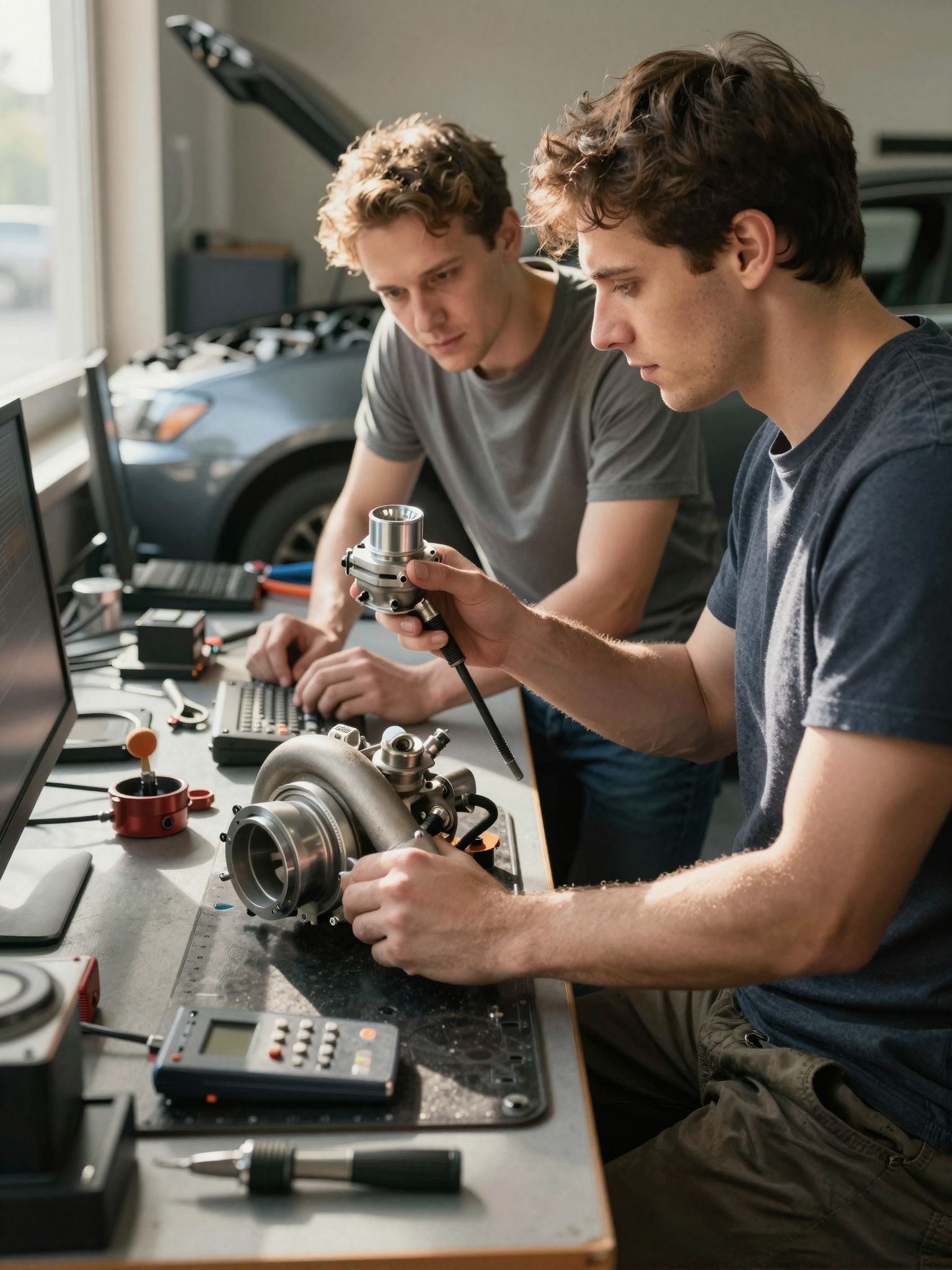 Az N75 szelep az elektronikus vezérlés kulcseleme a turbónál.