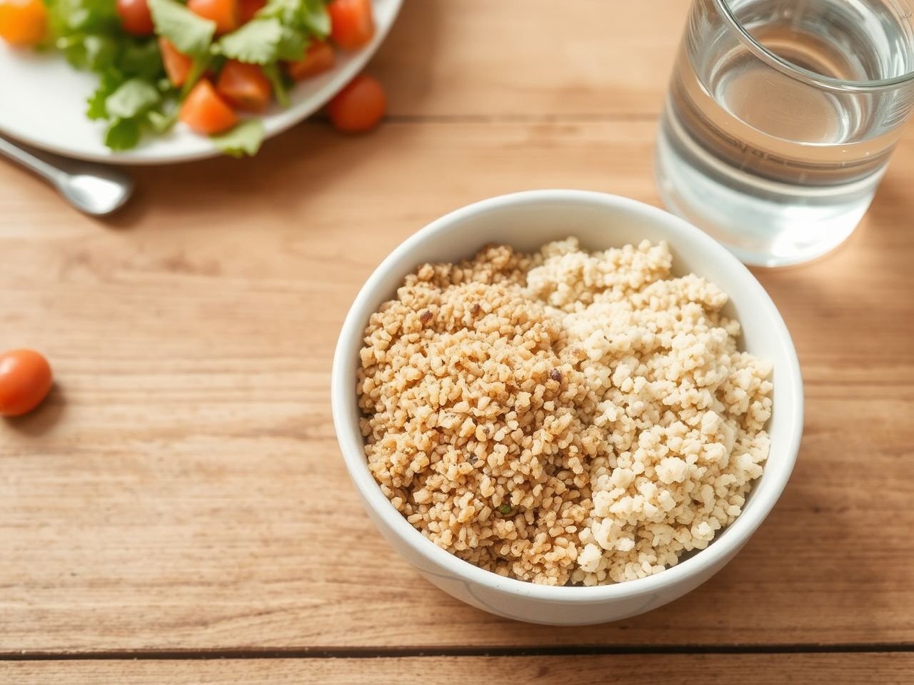 A bulgur magas rosttartalma hosszabb teltségérzetet biztosít.