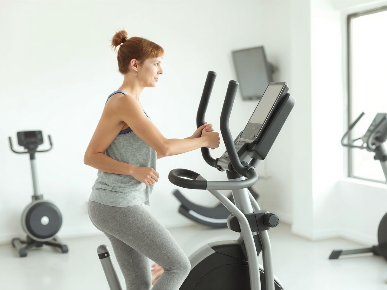 Az elliptikus tréner hatékonyan javítja az állóképességet kezdőknek.