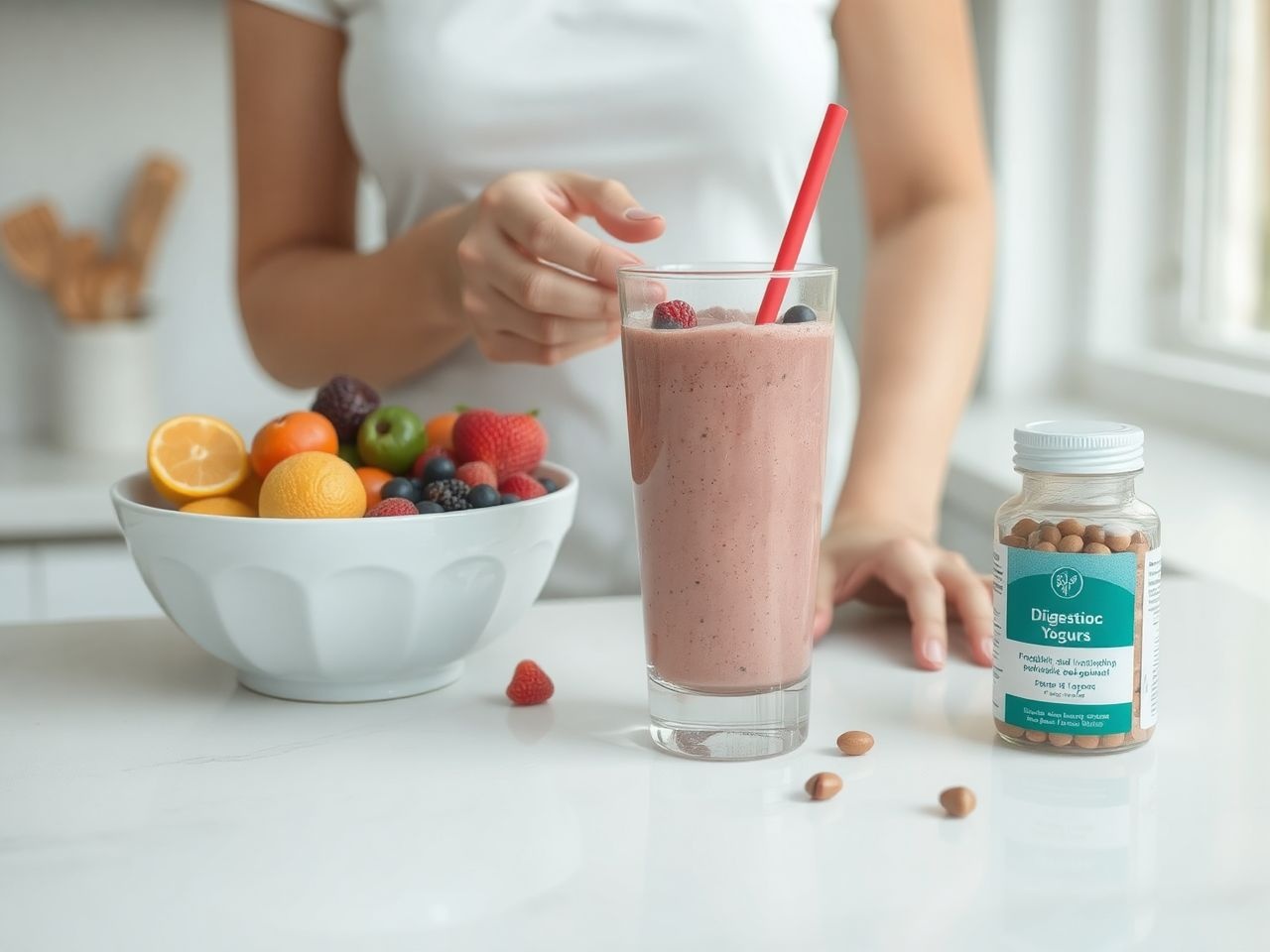 A goji bogyó prebiotikumként támogatja a bélflóra egészségét.