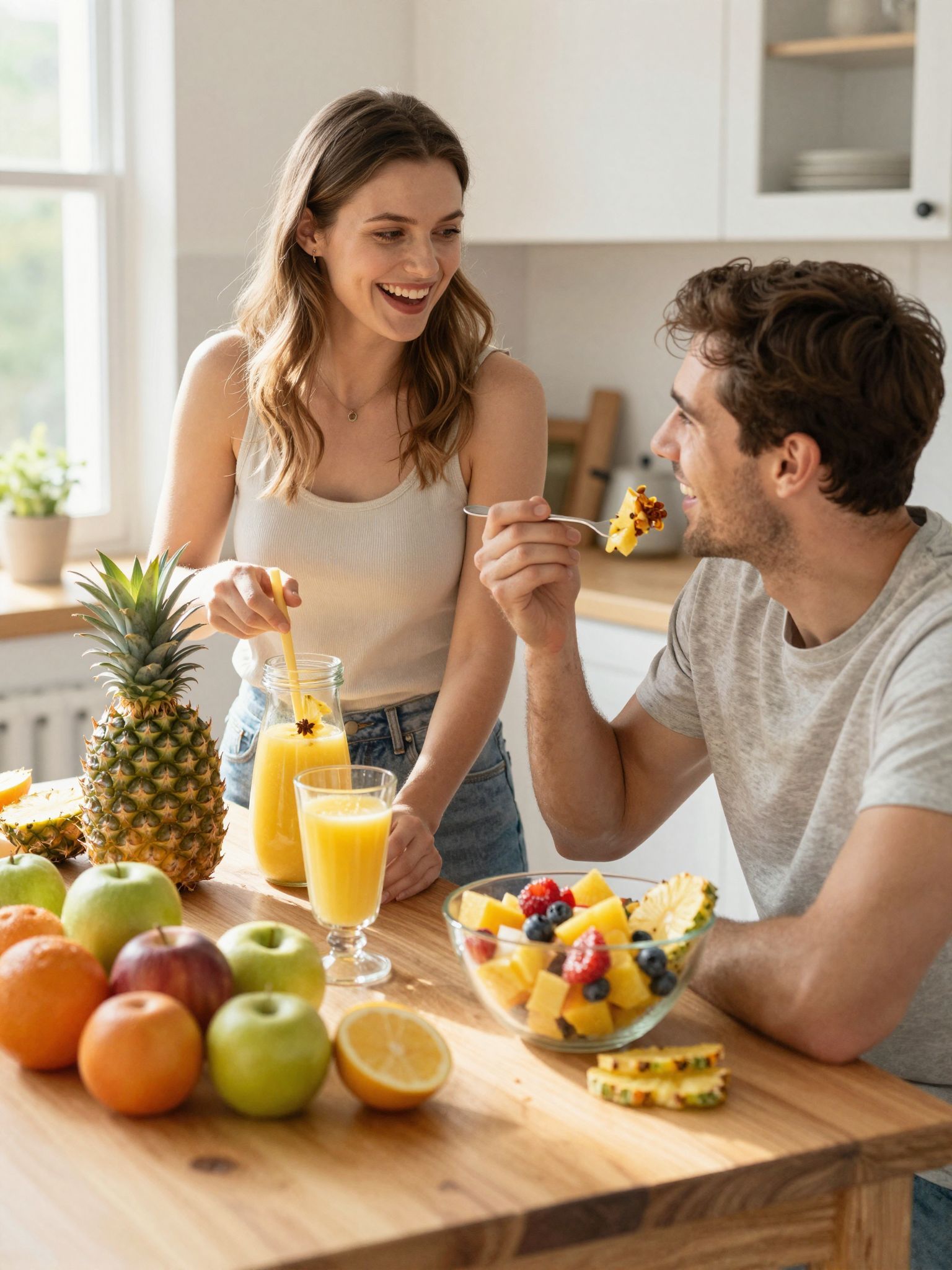 Az aszalt ananász smoothie-kba és salátákba is kiváló.
